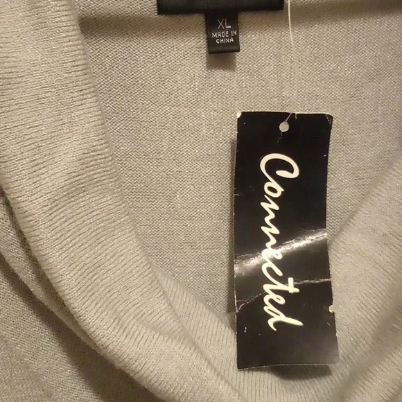 NWT - Connected Fading Shaded Gray Sweatshirt Dress - Size XL - Picture 3 of 9